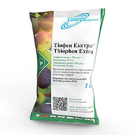 Фунгіцид Тіофен Екстра тіофанат-метил 700 г/кг та пенконазол 25 г/кг; зернові та овочеві