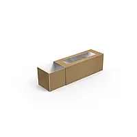 Картонная упаковка для макаронс с окошком МИНИ (6шт.) 100 шт./упаковка