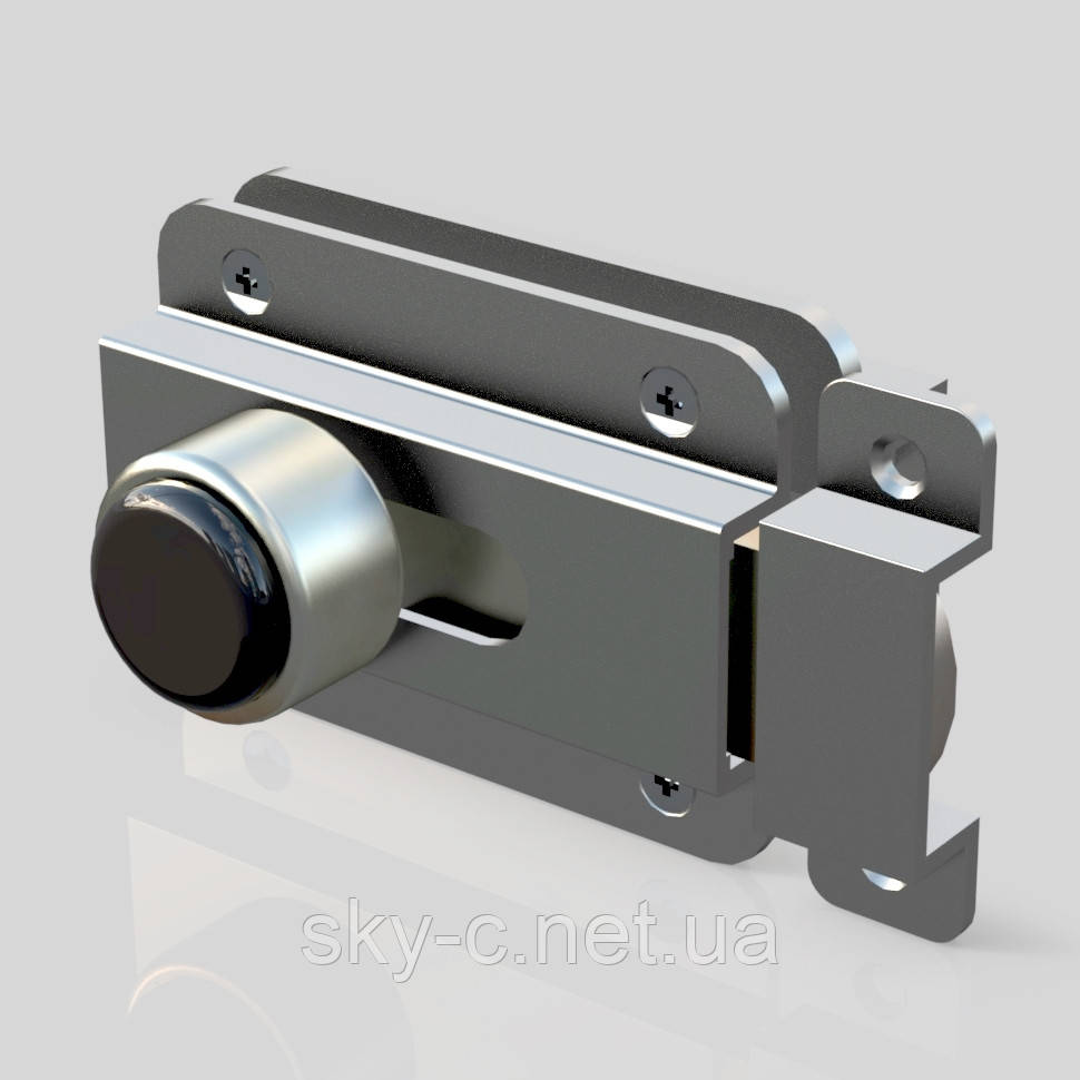 Клямка з алюмінію Е-774 з індикатором зайнятості, фото 1