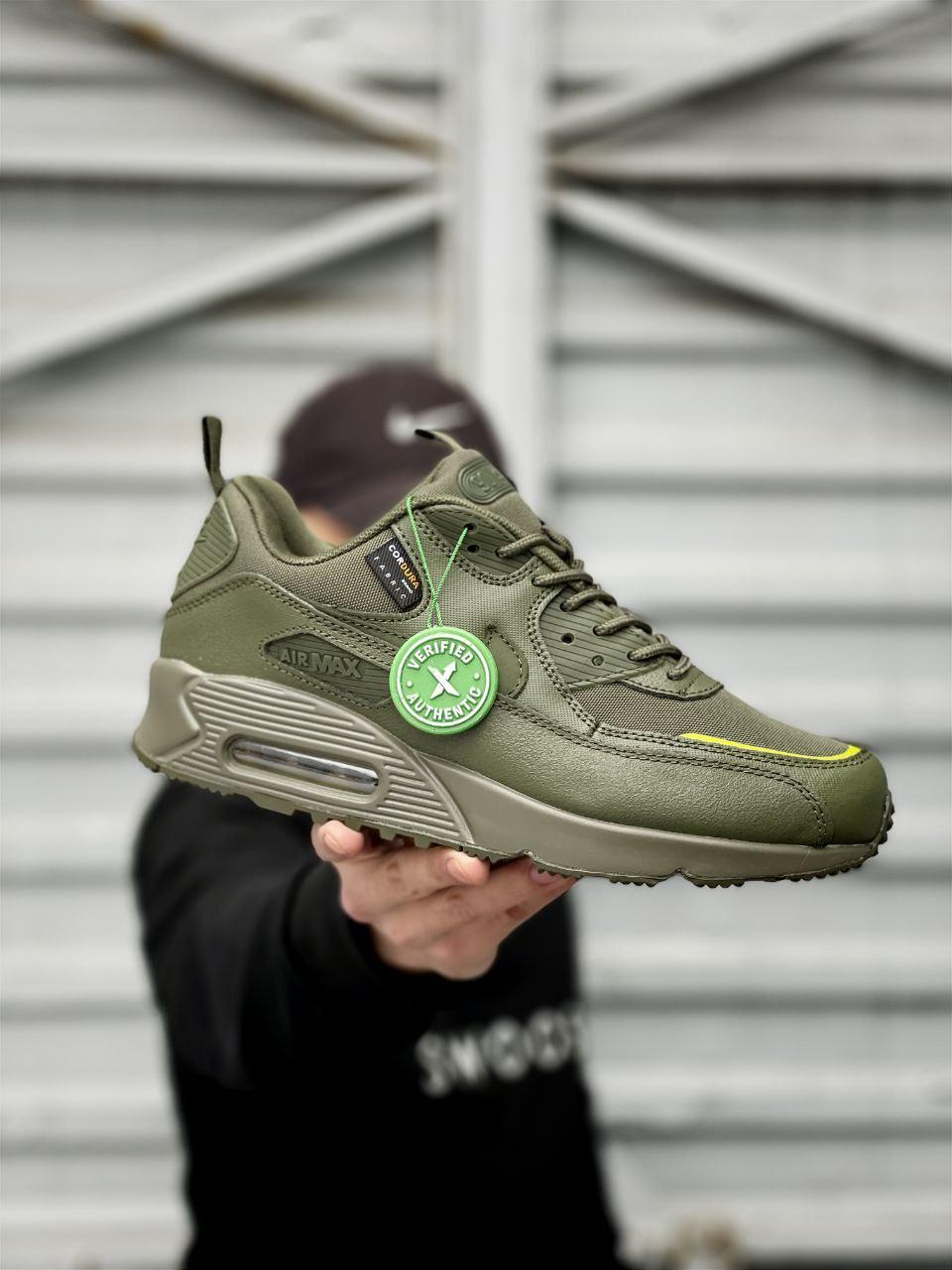 Чоловічі кросівки Nike Air Max 90 Surplus (хакі) зручні якісні кроси J3524 top, фото 1