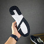 Чоловічі кросівки New Balance 574 (сині) демісезонні повсякденні комбіновані кроси О10860 top, фото 8