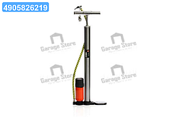 Насос ручний з ресивером та манометром 38x500mm  ZG-0013A