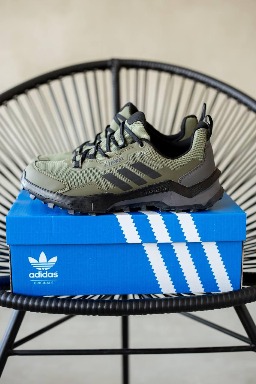 Чоловічі кросівки Adidas Terrex Khaki (хакі) легкі демісезонні повсякденні кроси М0729 top, фото 1