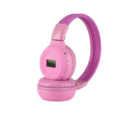 Навушники бездротові BS-N65BT Bluetooth (навушники рожеві)