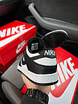 Чоловічі кросівки Nike SB Dunk Low Pro Black White (чорні з білим) низькі модні весняні кеди DА1527 top, фото 4