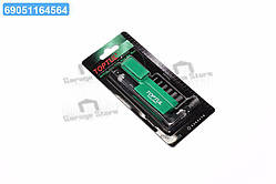 Набір біт 1/4" HEX 2-8мм + Гобр.перех. 8од. GAAL0803(TOPTUL) GAAL0803