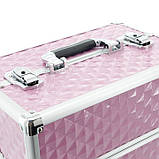 Косметична валіза Red-Ice Рожева, фото 5