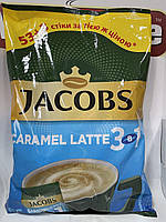 Jacbos 3 в 1 Caramel Latte - кофейный напиток растворимый Якобз 56 стиков