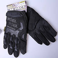 Тактические полнопалые перчатки MECHANIX M-Pact хл размер Черные
