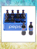 Міні ящик з пляшками Pepsi для ляльок