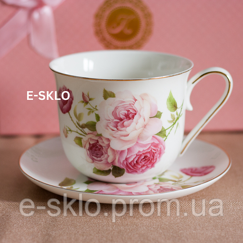 Чашка з блюдцем "Бант" (чашка 500 мл,блюдце 15см) (ID#1782466115), цена ...