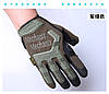Тактичні повнопалі рукавички MECHANIX M-Pact хл розмір Чорний Олива Койот, фото 3
