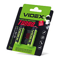 Батарейка щелочная Videx lr6/aa turbo