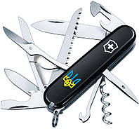 Швейцарский нож Victorinox Huntsman Ukraine Трезубец сине-желтый (1.3713.3_T0016u)