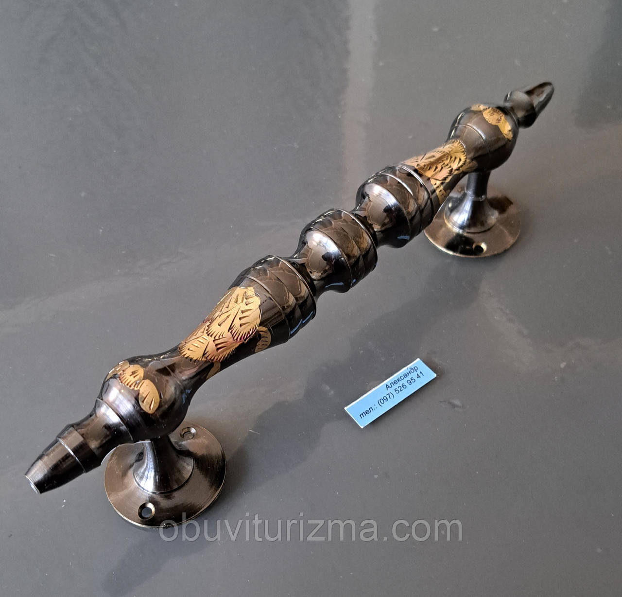 Якісна дверна ручка латунна №2, фото 1