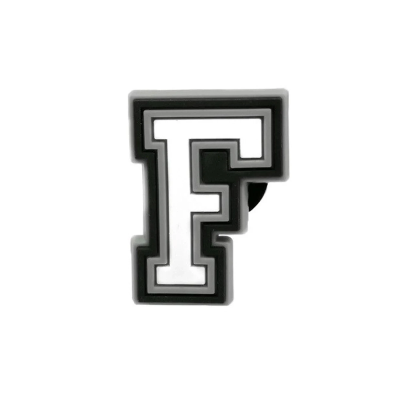 Джибітси прикраси для взуття кроксів сабо JIBBITZ Буква F Світиться в темряві № 1173, фото 1