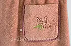Подарунковий набір для сауни та лазні чоловічої, кільт із кишенею (спідниця), рушник 100% бавовна, фото 7