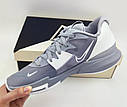 Eur40-46 Nike Kyrie 5 Low Wolf Grey Кайрі баскетбольні кросівки сірі, фото 3