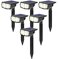 GOLUMUP Solar Lights Garden 36 Світлодіодний сонячний садовий світильник Сонячний прожектор