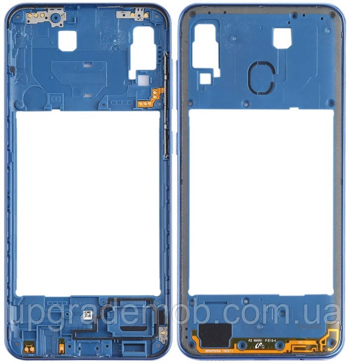 Рамка корпусу Samsung A305 Galaxy A30 синя, фото 1