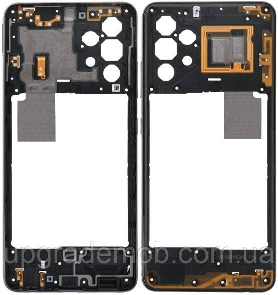 Рамка дисплея Samsung A325 Galaxy A32 4G чорна, фото 1