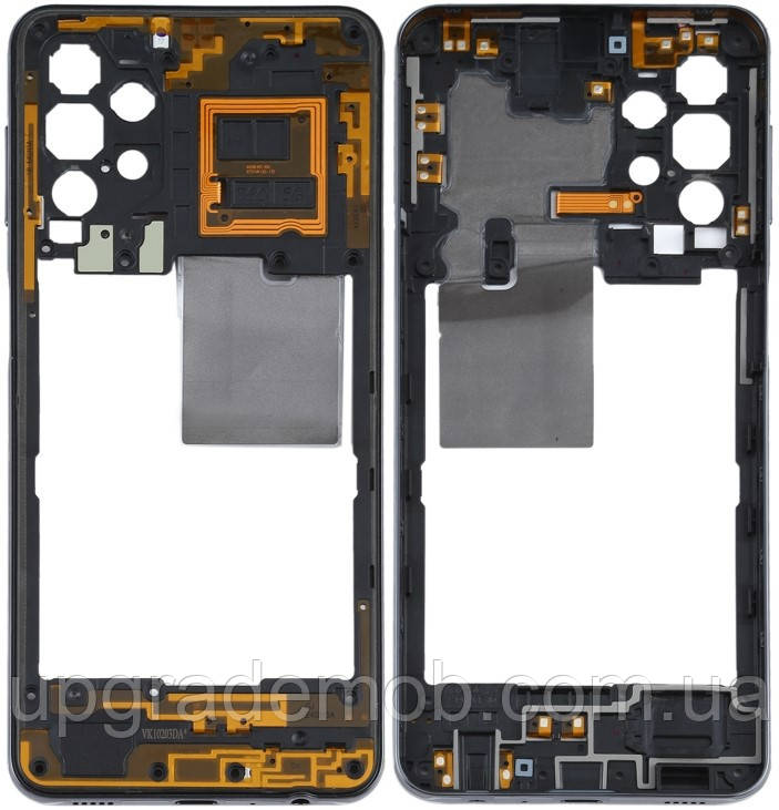 Рамка корпусу Samsung A326 Galaxy A32 5G чорна Awesome Black, фото 1
