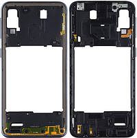 Рамка корпусу Samsung A405 Galaxy A40 чорна
