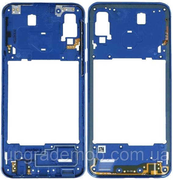 Рамка корпусу Samsung A405 Galaxy A40 синя, фото 1