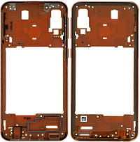 Рамка корпусу Samsung A405 Galaxy A40 червона