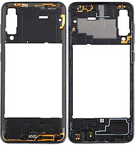 Рамка корпусу Samsung A507 Galaxy A50s чорна Prism Crush Black