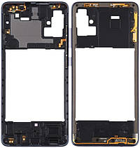 Рамка корпусу Samsung A515 Galaxy A51 чорна Prism Crush Black