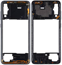 Рамка корпусу Samsung A705 Galaxy A70 чорна