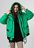 Куртка жіноча демісезонна зелена Towmy S, фото 9