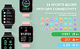Motast Smart Watch 2022 Годинники для жінок, Фітнес-трекер 1,69-дюймовий сенсорний екран SmartWatch, фото 3