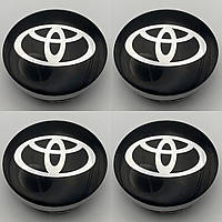 Колпачки на диски Toyota 56мм 52мм хром