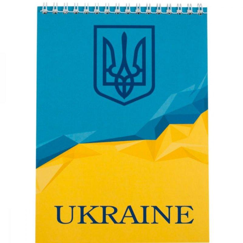 Блокнот UKRAINE спіраль зверху 628433/BM24545104-14