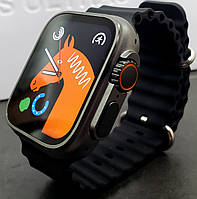 Смарт часы Smart Watch HW8 Ultra Мах 49 mm украинское меню с функцией звонка черные