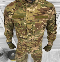 Тактическая форма мультикам с карманами под наколенники (48-60p) Военный костюм multicam нато MAR