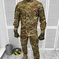 Форма multicam зсу летняя (50-60р) тактический костюм мультикам с карманами под наколенники MAR