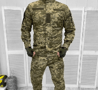Военная форма ЗСУ Пиксель ММ14 (весна-лето) Тактический мужской армейский костюм (46-58р), ткань Rip-Stop MAR