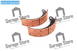 Колодка гальм.  3307, 3309, 4301 задн. з накл. (2шт) (вир-во Трібо) 3309-3502090