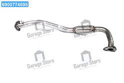 Труба передня DAEWOO LANOS (ое 96352212)(ст. зраз.) (вир-во Polmostrow) 05.50