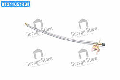 Подовжувач вентиля , МАЗ, ІНОМАРКИ L=390-400 мм у зб. з кронштейном (нержавіюча обплетення) 11-3116010-02