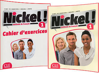 Nickel! Niveau 1. Livre+Cahier d'activités. Комплект книг французької мови. Підручник+Зошит. CLE International