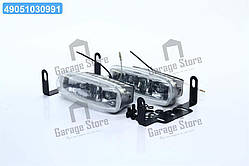 Фари додаткові білі, H3/12V/55W, 135*65mm DK-W095