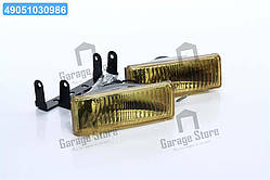 Фари додаткові жовті, H3/12V/55W, 128*45mm DK-Y010