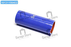 Патрубок радіатора ЗІЛ 130 нижній силiкон. (TEMPEST) 130-1303026