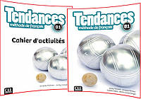 Tendances B1. Livre+Cahier d'activités. Комплект книг французької мови. Підручник+Зошит. CLE International