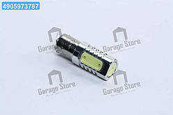 Лампа LED вказівників поворотів і стоп-сигналів 4SMD Мега-LED BA15s 12V WHITE  tmp-08BA15s-12V