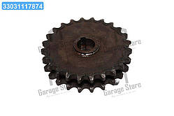 Зірочка Z = 24 (d = 40мм t = 25,4) бітера подвійна ПРТ-10 (в-во Україна) ПРТ 10.02.290-А